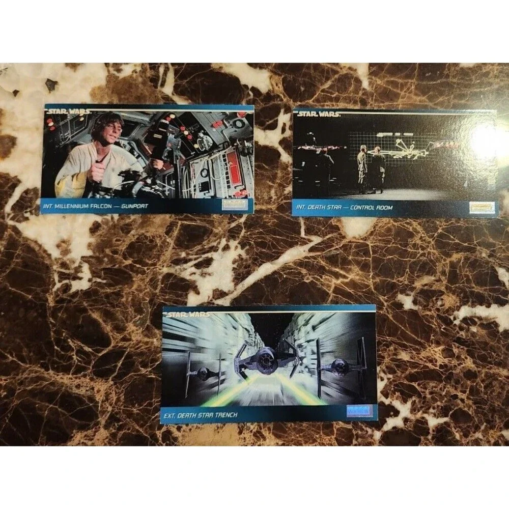 Lot of 7 1994 Star Wars Widevision Trading Cards